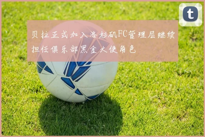 贝拉正式加入洛杉矶FC管理层继续担任俱乐部黑金大使角色